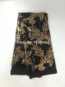 

2019 New Arrival african gold thread French Net Lace Fabric african guipure lace water soluble chemical lace Vs-j0575