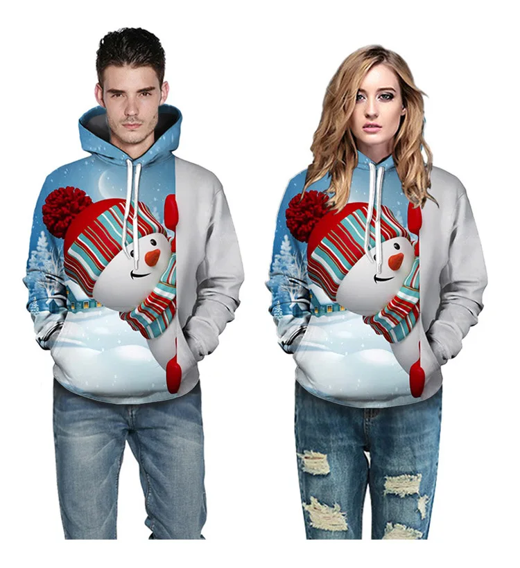 Skup 3D Unisex drukowanie sweter z kapturem nowość swetry brzydki boże narodzenie sweter boże narodzenie Unisex mężczyźni kobiety Santa śmieszne boże narodzenie sweter sweter miłośników odzież
