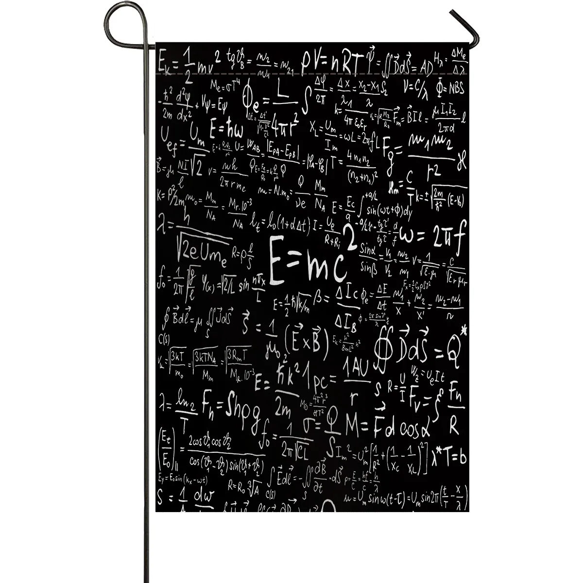 Садовый флаг доска номер Снежная формула E = Mc^ 2 дом полиэстер флаг для сада украшения дома открытый флаг без флагштока