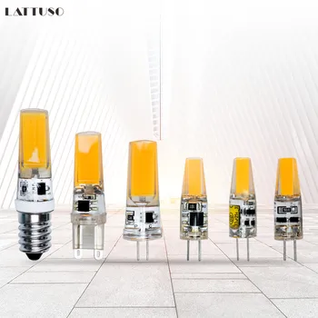 

LED G4 G9 E14 Lamp Bulb AC/DC Dimming 12V 220V 3W 6W COB SMD LED Lighting Lights replace Halogen Spotlight Chandelier