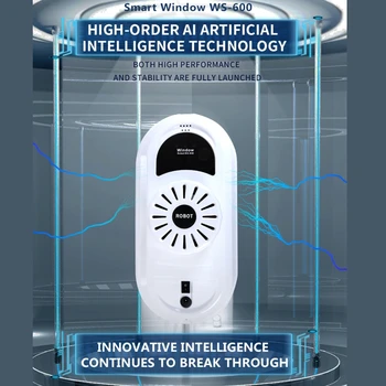 

1 Set Window Cleaning Robot Vacuum Cleaner High Suction Electric Glass Limpiacristales with Remote Control for Home Hotel