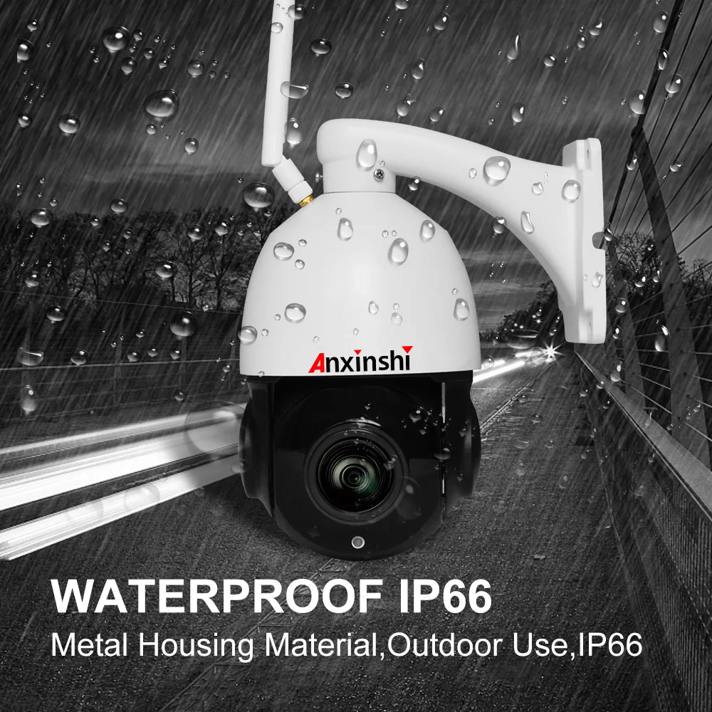  5MP 20X Optical Zoom WIFI PTZ High Speed Dome IP Camera 2MP Wireless Outdoor Audio onvif P2P IR 120
