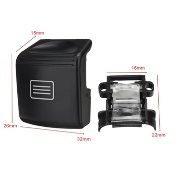 

Sunroof Window Switch Button Black Car Replacement Plastic 21290010239051