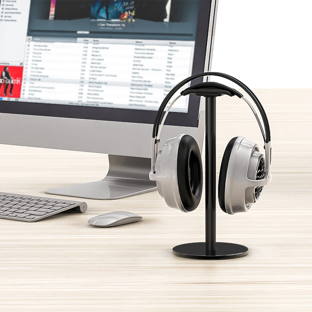 Universal Aluminum Headphone Holder Earphone Headset Hanger Headphone Desk Display Stand Shelf Bracket Hanger Support Bracket
