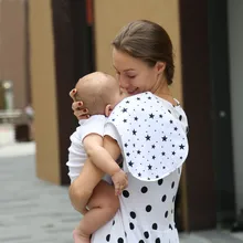 3 шт./партия двухслойный водонепроницаемый Чистый хлопок детское полотенце для кормления мамина сумка через плечо плюшевая молочная Подушка для детей