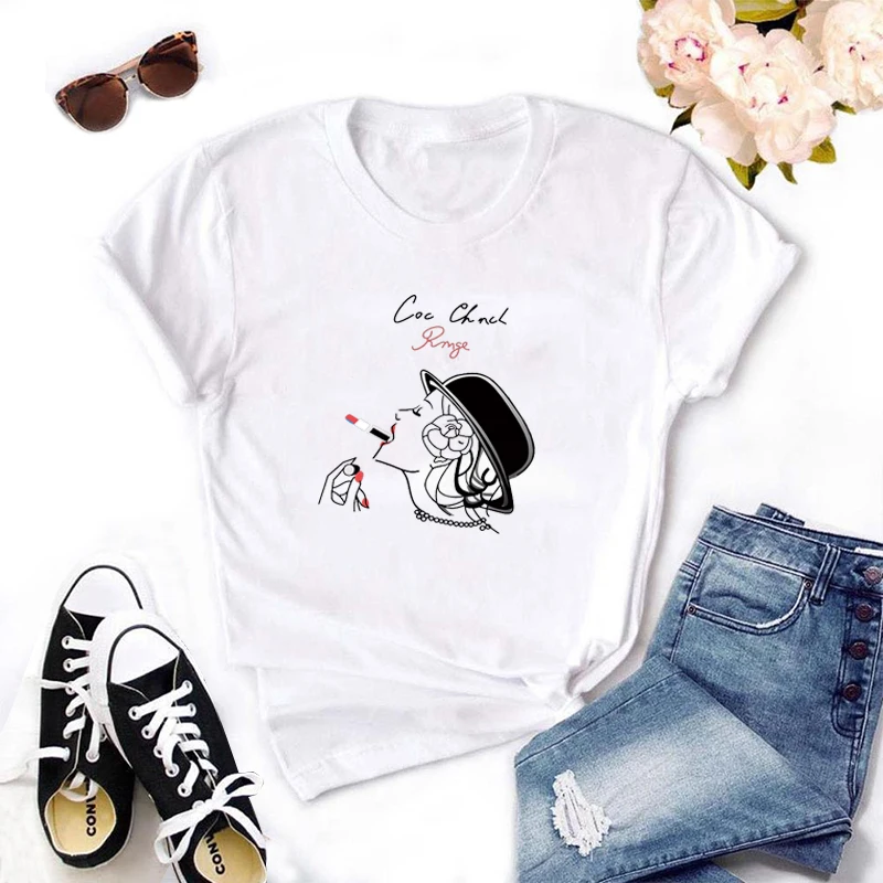 

2020 Summer T-Shirt Women Fashion Casual Short Sleeve Tops Loose O-Neck Streetwear Korean Pullover Female Top Tshirt G0067