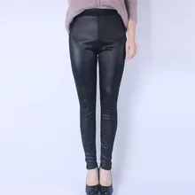 Женские модные брюки, зимние теплые, плюс размер, высокая талия, облегающие леггинсы, эластичные брюки, однотонные брюки кэжуал, женские леггинсы