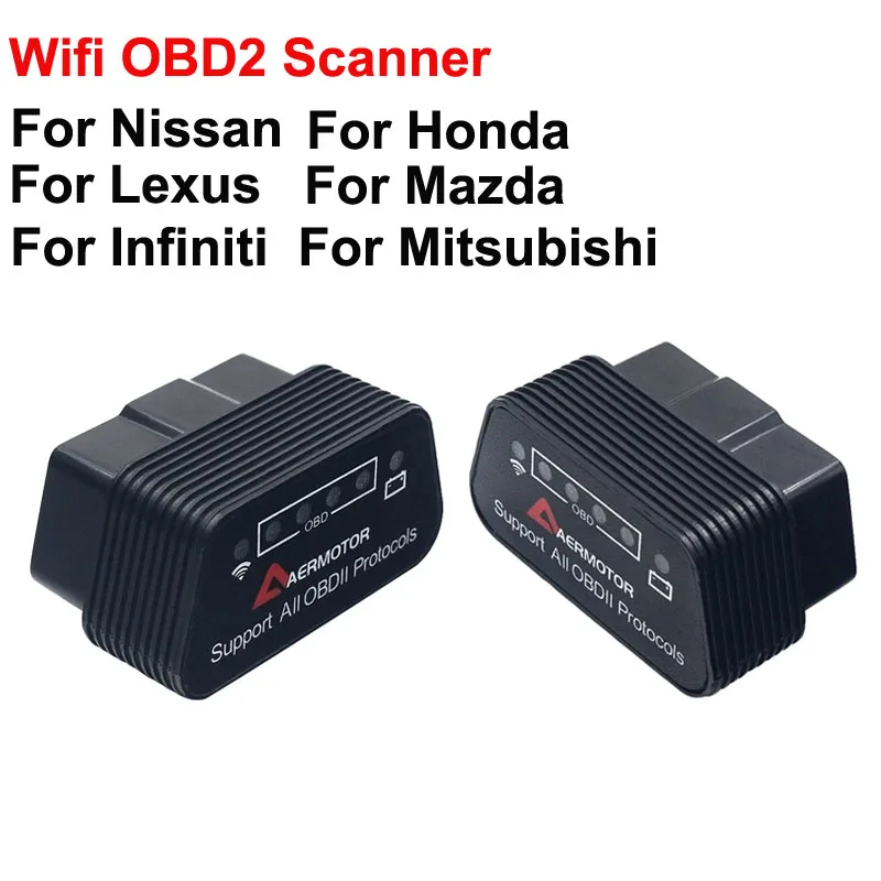 Диагностический сканер OBD2 автомобильный диагностический для Mitsubishi Honda Nissan Lexus