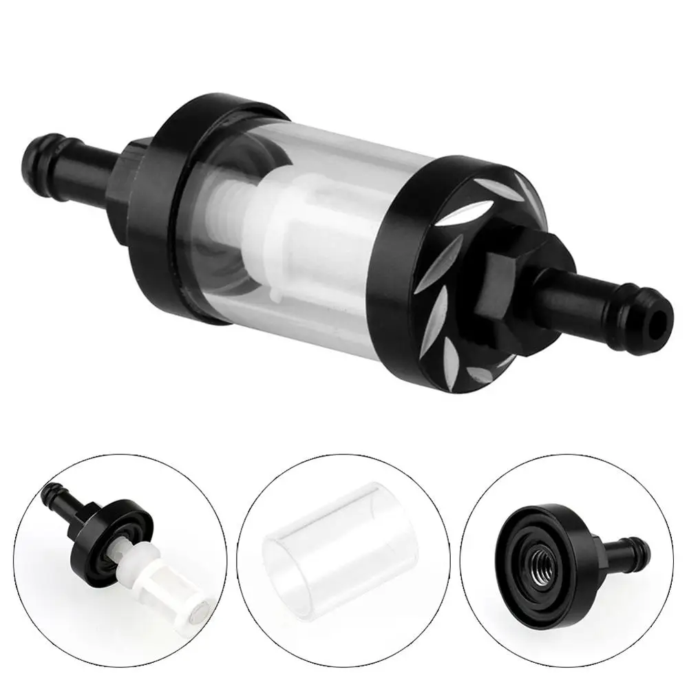

profession oil filter machine 8mm Motorcycle Scooter Dirt Bike ATV Aluminum Alloy CNC Universal Oil Fuel Filter Cleaner