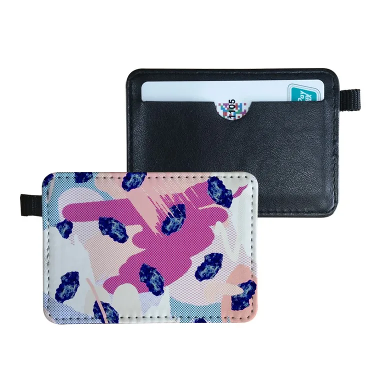 Free Shipping 10pcs/lot Blank Sublimation Leather Card Bag Holder for Hot transfer Printing Leather Blank consumables DIY 7x11cm free shipping 10pcs lot sublimation blank metal card case for consumables heat transfer printing diy gifts