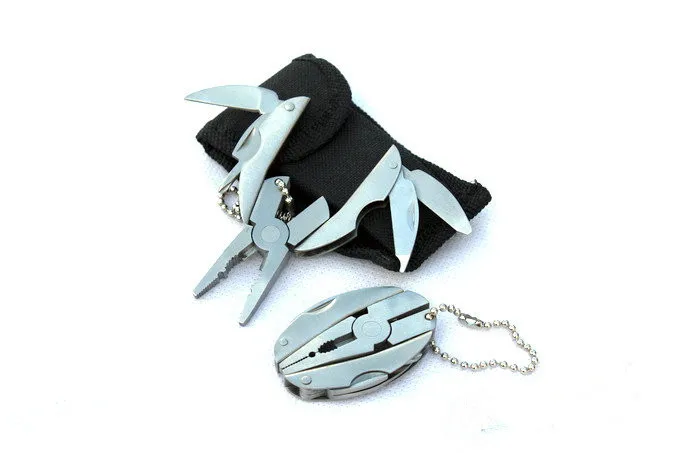 

Portable Multifunction Folding Pliers Stainless Steel Telescopic Keychain Knife Screwdriver Travel Survival Kit EDC Tools