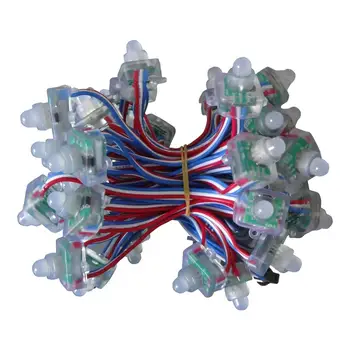 

50pcs 12MM WS2811 Full Color T1515 Square Pixel LED Module Lighting String 5V 12V RGB Waterproof Addressable Digital