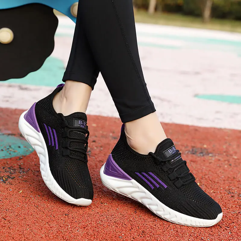 2022 Summer New White Shoes Women's Breathable Mesh Shoes Fashion Jump Ladies Running Shoes Sports Casual Shoes Thin Trend