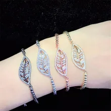 10 шт./лот, смешанные цвета, латунный браслет, инкрустированный кубическим цирконием, регулируемый браслет, модные ювелирные изделия