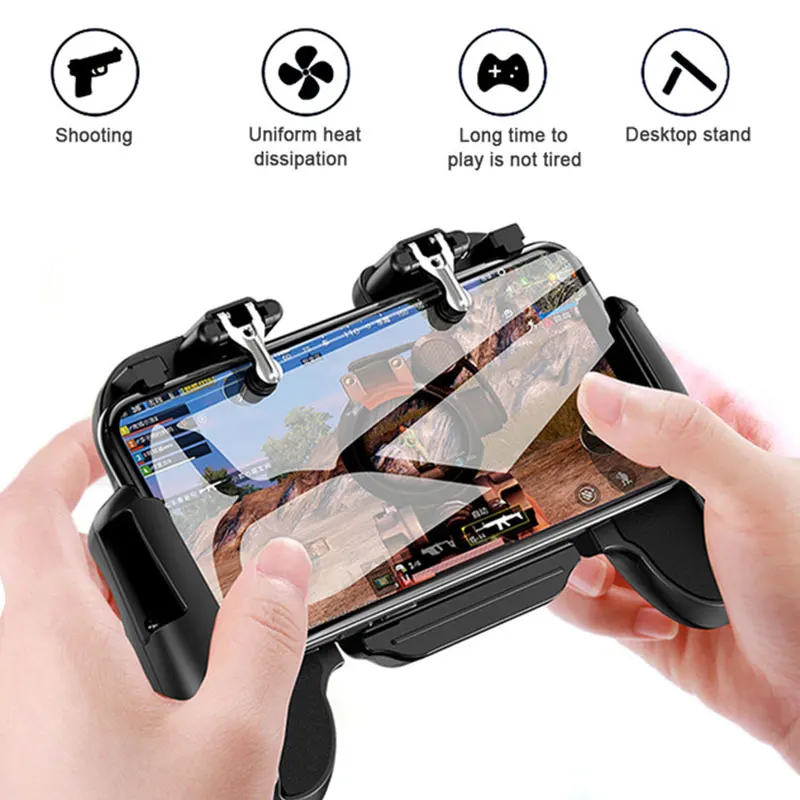 H6 геймпад Pubg контроллер Android джойстик мобильный игровой коврик игровой контроллер триггера Ручка Вентилятор охлаждения 3 в 1 геймпад джойстик
