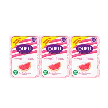 

Duru 1 + 1 cream soap пробуждающее мультипак 3 pack. The 360g.