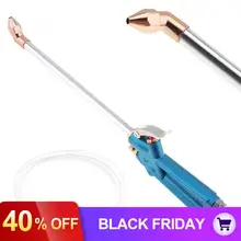 16 дюймов изгиб головки типа пневматические инструменты воздуходувка для очистки пыли пистолет с 5x8 мм Гибкая Трубка для мойки машинного двигателя масляного пути