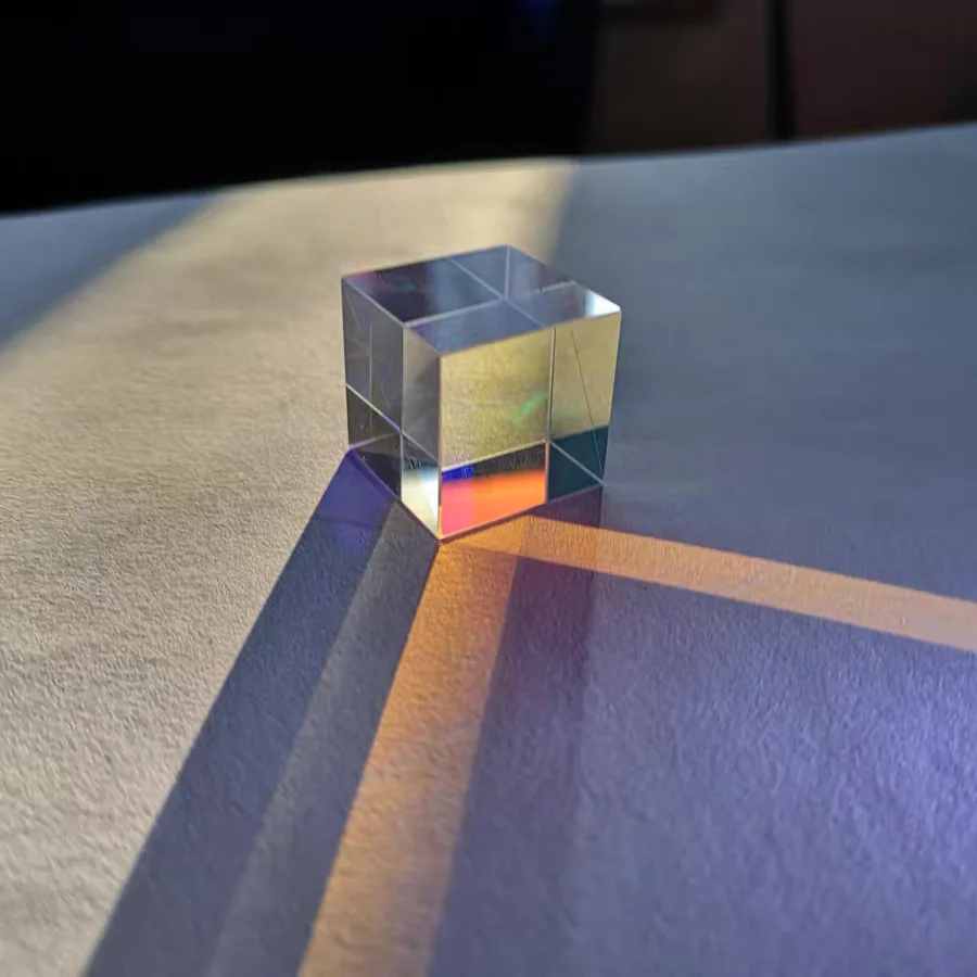 20*20*20mm of Light Cube A Gift From  Optical Science Prism  Creative Ornaments Optical Prism Cube Prism High Energy Standard