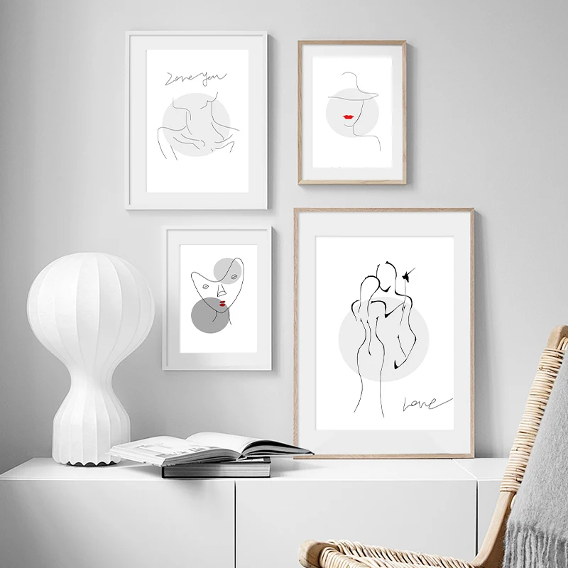 Abstract-Black-White-Romantic-Kiss-Canvas-Painting-Quotes-Wall-Art-Poster-Print-Fashion-Picture-Couples-Lovers (1)