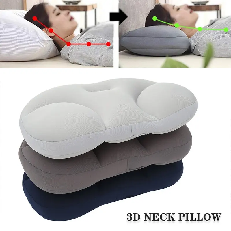 Neck-Pillow Deep-Sleep-Air-Cushion Home-Textile Pressure Creative Rest 3D Washable