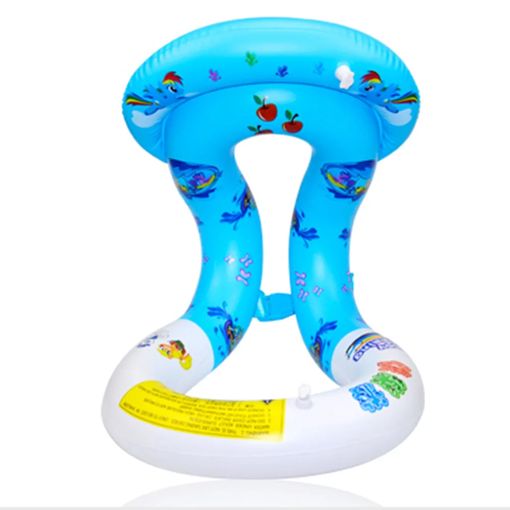 Надувные двойные подушки безопасности для плавания кольцо Регулируемый пояс детские игрушки для купания
