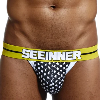 

Men Briefs Sexy Low Rise Underwear Cotton Soft Stretchy Briefs T-Back Backless Double Thong Underpants Breathable Comfortable