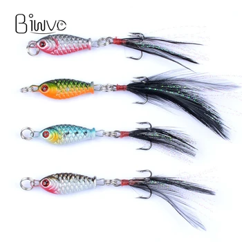 

Biwvo Small Fishes Minnow Mini 5g 3.2cm Jig Lures For Fishing Shad Vib Noeby Slow Jig Winter Fishing Tackle Wobbler Trolling