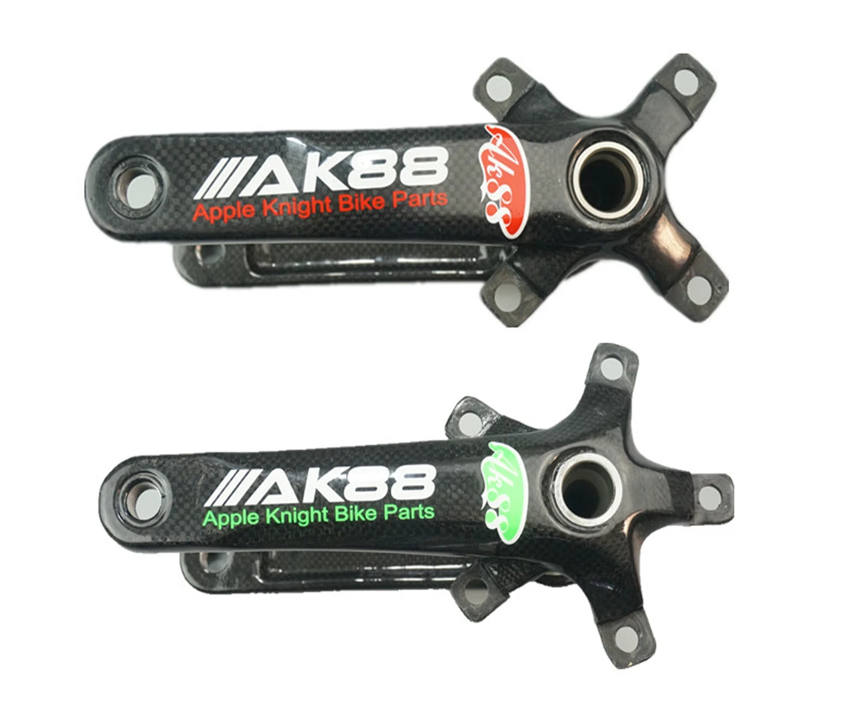 

New AK88 bicycle parts carbon fiber four claw five claw crank center set