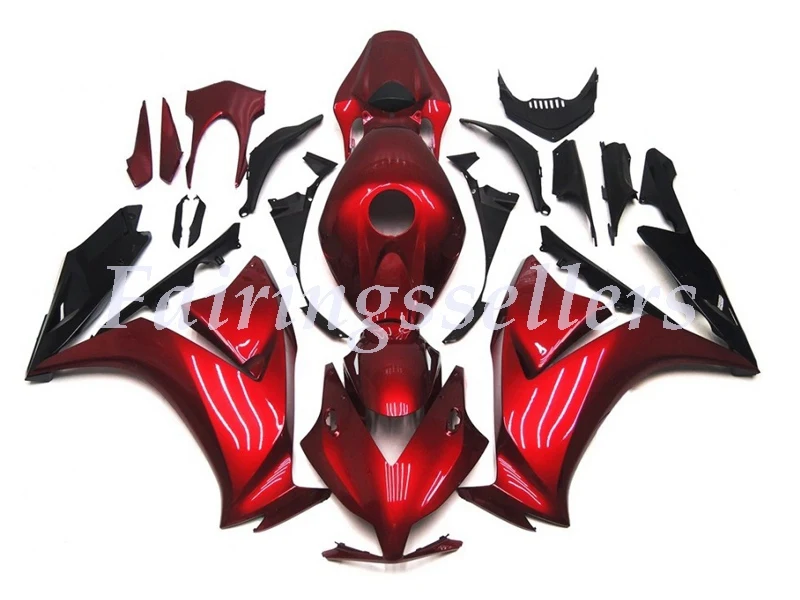 Впрыска ABS Полный обтекатели комплект Подходит для HONDA CBR1000RR 2012 13 14 15 CBR1000 12-16 CBR1000 обтекатель глубокий красный