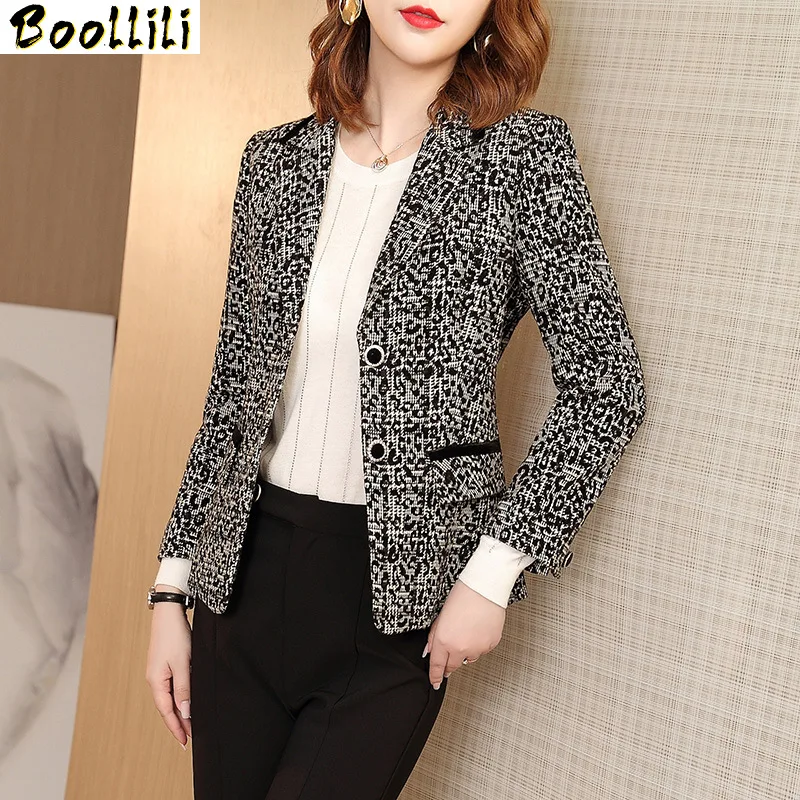 

Boollili Women Blazer Spring Autumn Korean Ladies Coats Jackets for Women Fashion Blazers Marynarka Damska