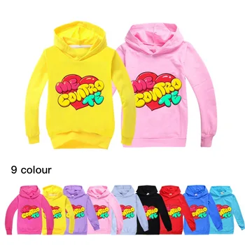 

Big Boy and Girl Hooded Tops and Hoodies Me Contro Te Cotton Thin Sweaters Girls Toddler Sweatshirt Suit Kids Spring Summer Wear