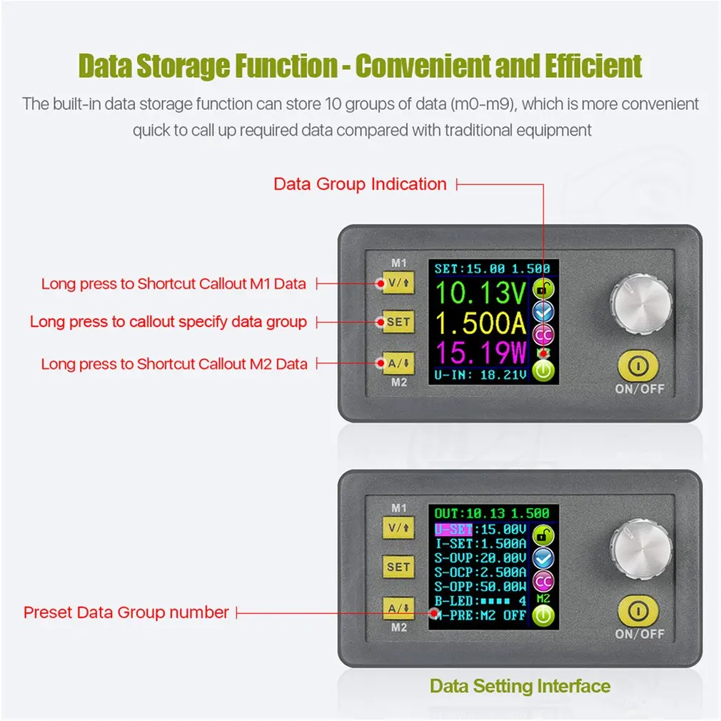 DPS3005-USB-BT Communication Function Constant Voltage Current Step-down Power Supply Module Voltage Converter LCD Voltmeter