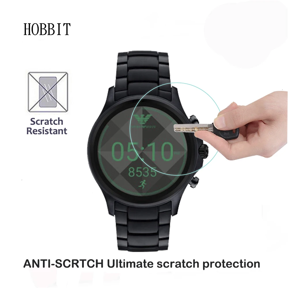 2 шт. в упаковке для Armani ART5000 ART5002 ART5012 смотреть фильм 0,3 мм 2.5D с уровнем твердости 9H из закаленного Стекло Экран протектор стойкая к механическим повреждениям