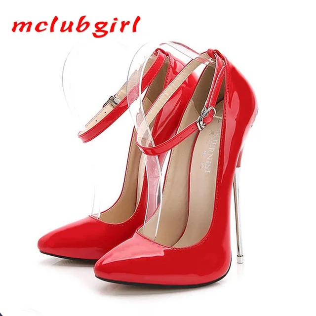 MCLUBGIRL 2021 16 Cm Heels Women Sexy Pumps Shoes Super High Heels Point Toe Pumps Shoes Popular Super High Heels Pumps WZ 1