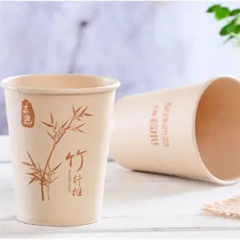 

100PC Paper Cup Disposable Cup Special Wholesale Supermarket Home Business Office Tea Cup Thickening Party Supplies Paper Cup