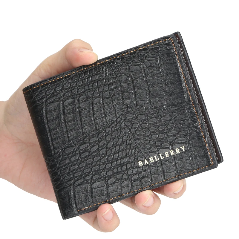 Мужской кошелек кожа аллигатора сумка для денег мужской держатель карт