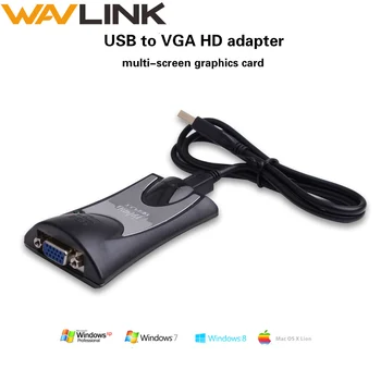 

Wavlink USB to VGA adapter Full HD Video Graphics Adapter 1080P Multi-display Video Converter for Windows Desktop Laptop PC