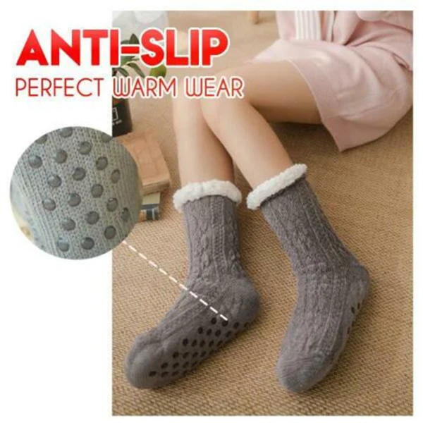 Warm Socks for Women Velvet Breathable Anti-Freezing Casual Home Sleeping Sock JS24