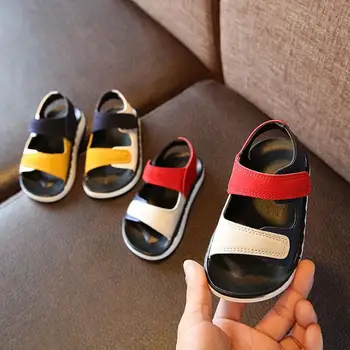 

children's Sandals High quality Kids Shoes Baby Boy Girl Patchwork Summer Beach sport soft-soled Sandals Shoes Sneakers