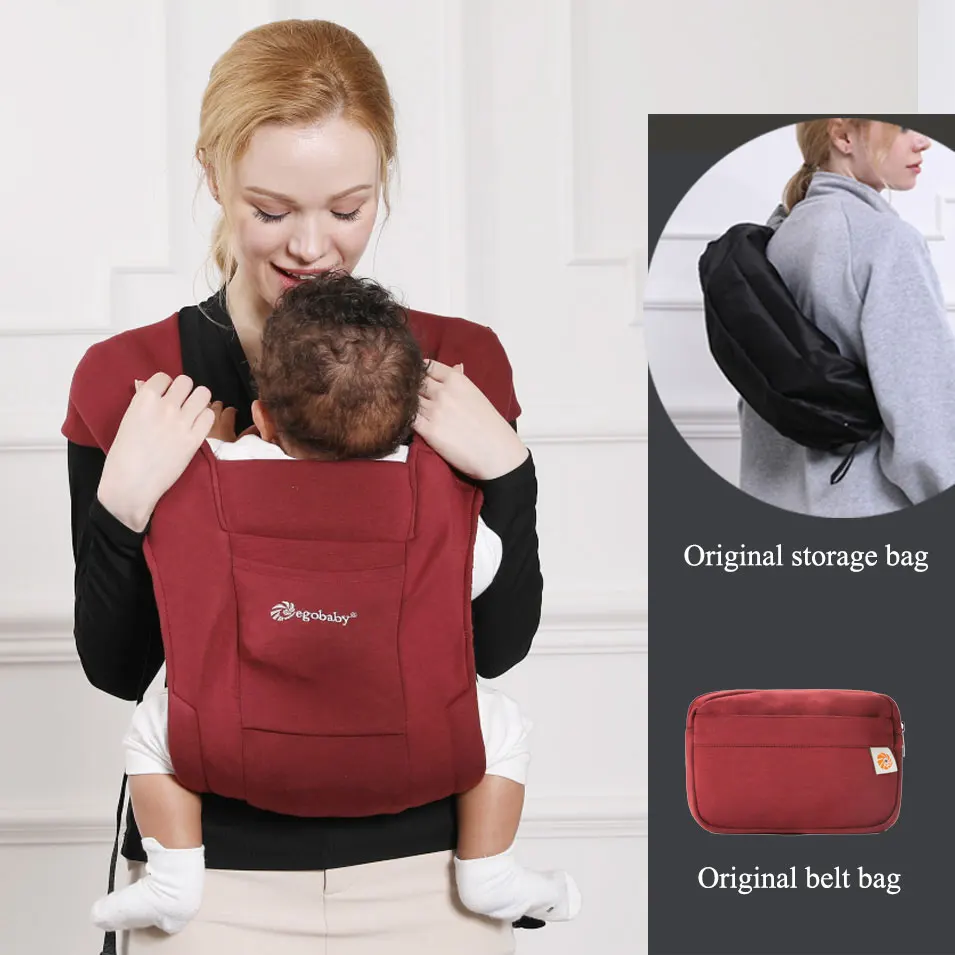 EGOBABY/переноска для новорожденных, многофункциональная, передняя, простая, для малышей, слинг спереди и сзади, двойное использование, детская накидка для детей 0-36 месяцев