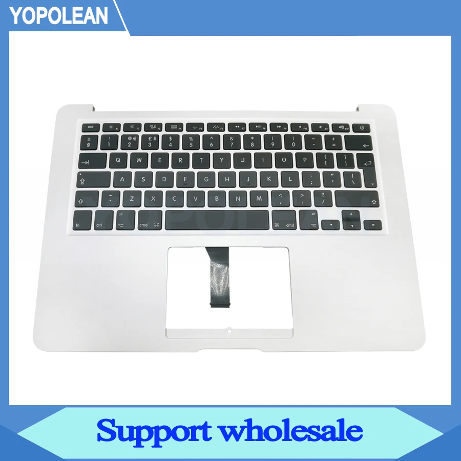 Оригинальная английская клавиатура Topcase Top Case Palmrest для Macbook Air 13 &quotA1466 2013 2014 2015