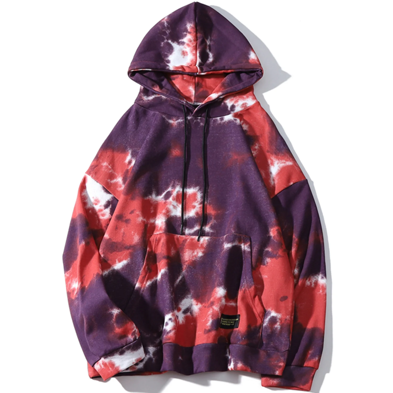 Aelfric Eden Tie dying толстовки мужские осень Харадзюку хип хоп цветной пуловер Повседневный хлопковый свитер с капюшоном уличная одежда