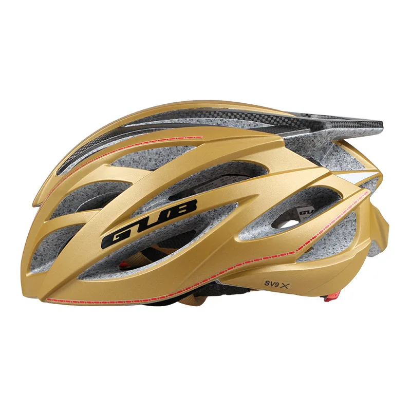 

Gub Sv9x Carbon Fiber Mountain Road Bicycle Integrally Molded Riding Helmet Hat Riding Men And Women BEEKING
