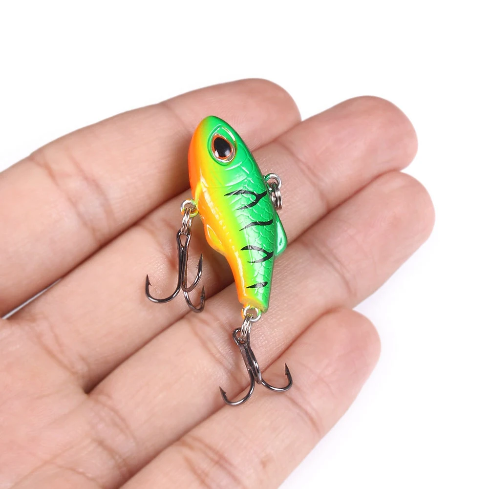 3.5cm Fishing Lure Sinking Mini Crankbait Vibration Artificial Hard Bait Winter Ice Fishing Wobbler Bass Fishing Tools Tackle