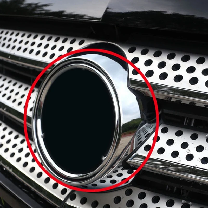 Стайлинг автомобиля Abs хром внешнее переднее центральное украшение кольцо