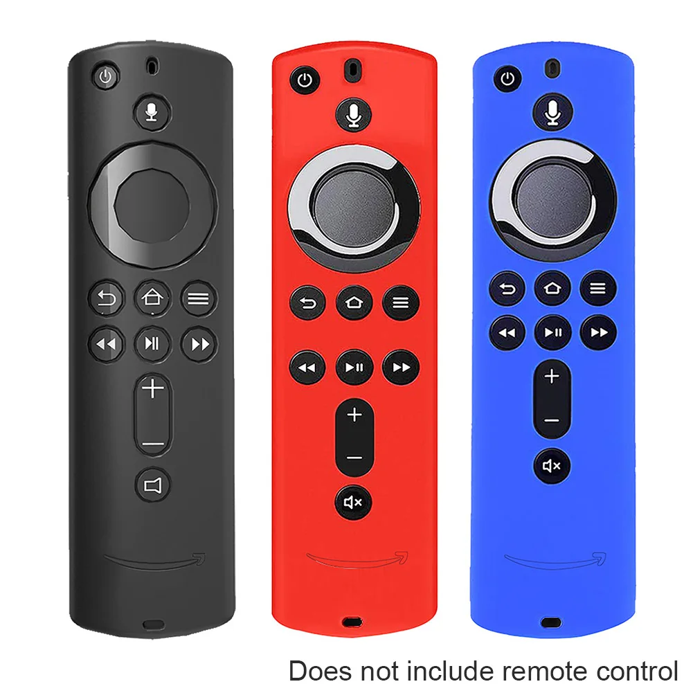 Funda protectora para mando a distancia de TV, cubierta de silicona para Amazon Fire Tv Stick 4K, protección para mando a distancia