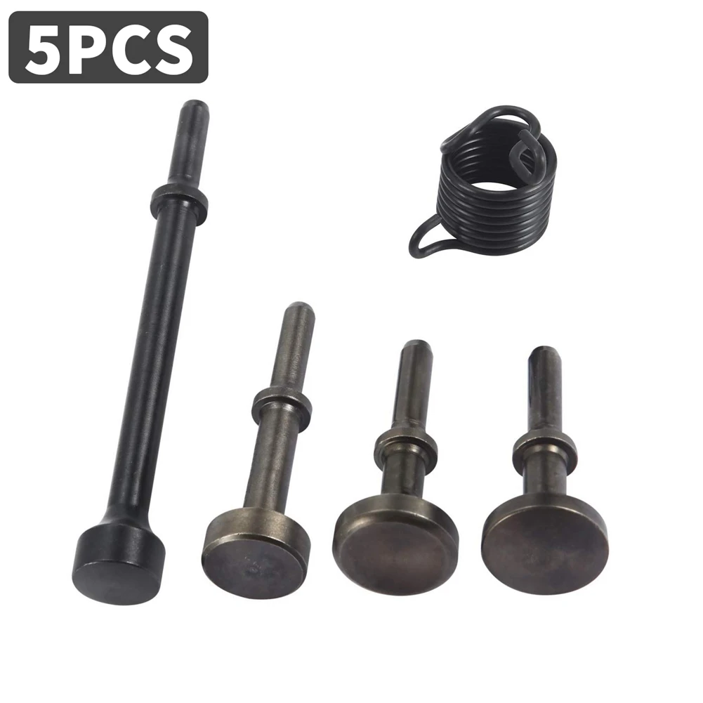 Juego de brocas neumáticas para martillo de aire, accesorios de herramientas de calidad, longitud extendida, 5 uds.