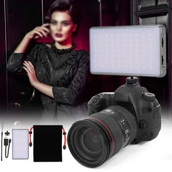 

LED Video studio light Ra96+ RGB 2500-8500K Stepless Dimming LED Light Video Lamp Camera Fill Lights Type-C Port ring light led