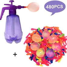 Pumping-Station Water-Balloon with And for Kids Birthday-Bomb Random-Color Funny