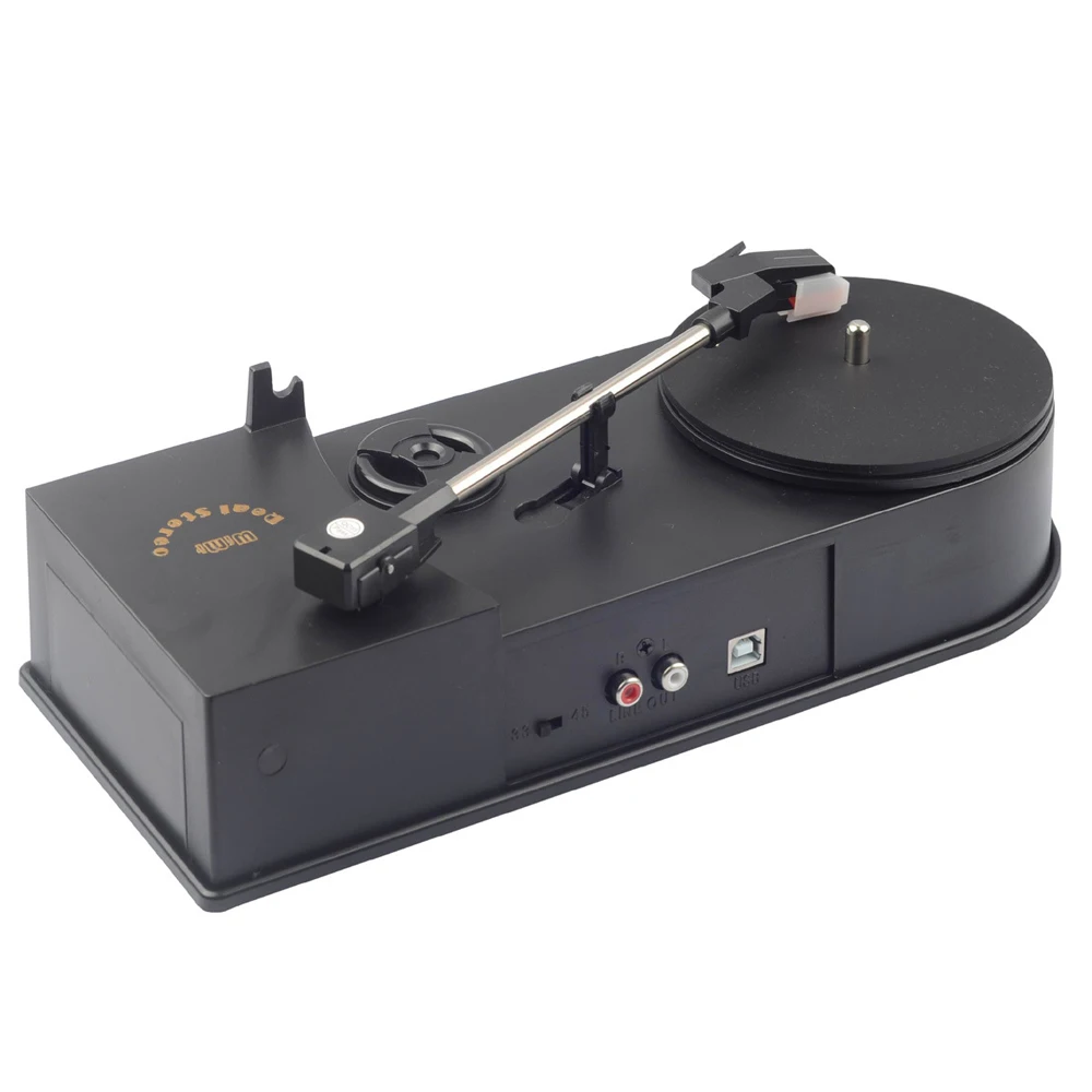 

Hot New Portable Retro USB Turntable Record Player with Speaker Turntables Audio Players Phonograph Convert LP to MP3/WAV Plug a